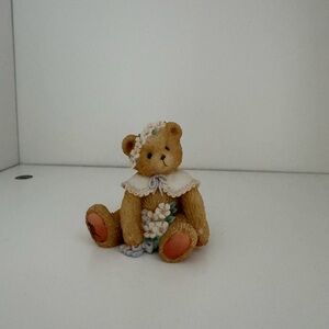 Adorable Tan Teddy Bear Figurine